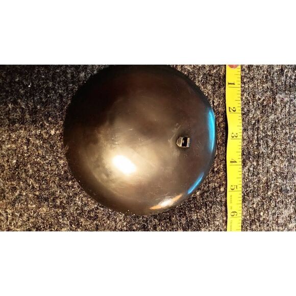 Brass chili plate 6 in diameter in good condition vintage - Picture 5 of 5